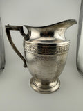 Antique Silver Plate Water Pitcher – Silver Craft 64oz, 9" Tall