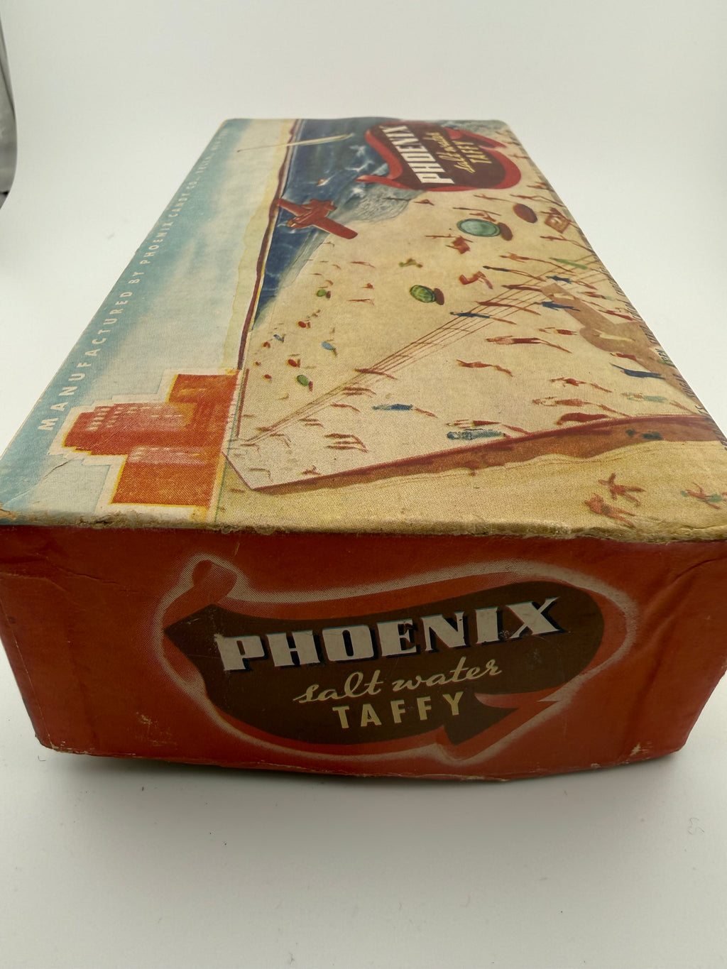 Vintage Phoenix Salt Water Taffy Candy Box - Phoenix Candy Co. Brooklyn NY