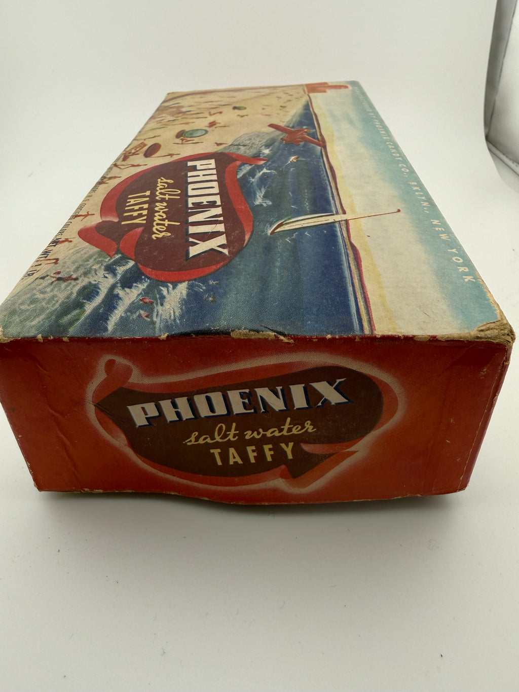 Vintage Phoenix Salt Water Taffy Candy Box - Phoenix Candy Co. Brooklyn NY