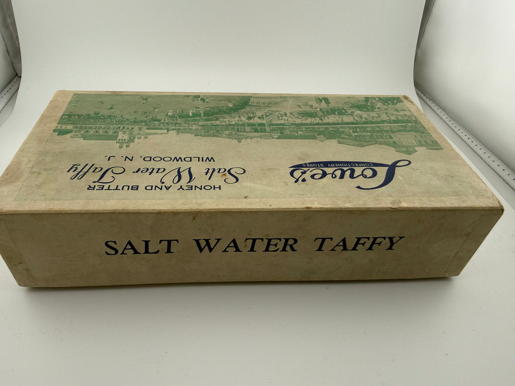 Vintage Lowe's Salt Water Taffy Candy Box - Lowe's Confectionery Stores Wildwood NJ