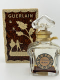 Vintage Guerlain L'Heure Bleue Perfume Bottle with Original Box and Presentation Case - Bat Wing Stopper