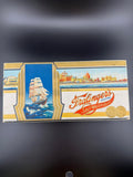 Vintage Fralinger's Original Salt Water Taffy Empty Box - Tall Ship - Atlantic City NJ