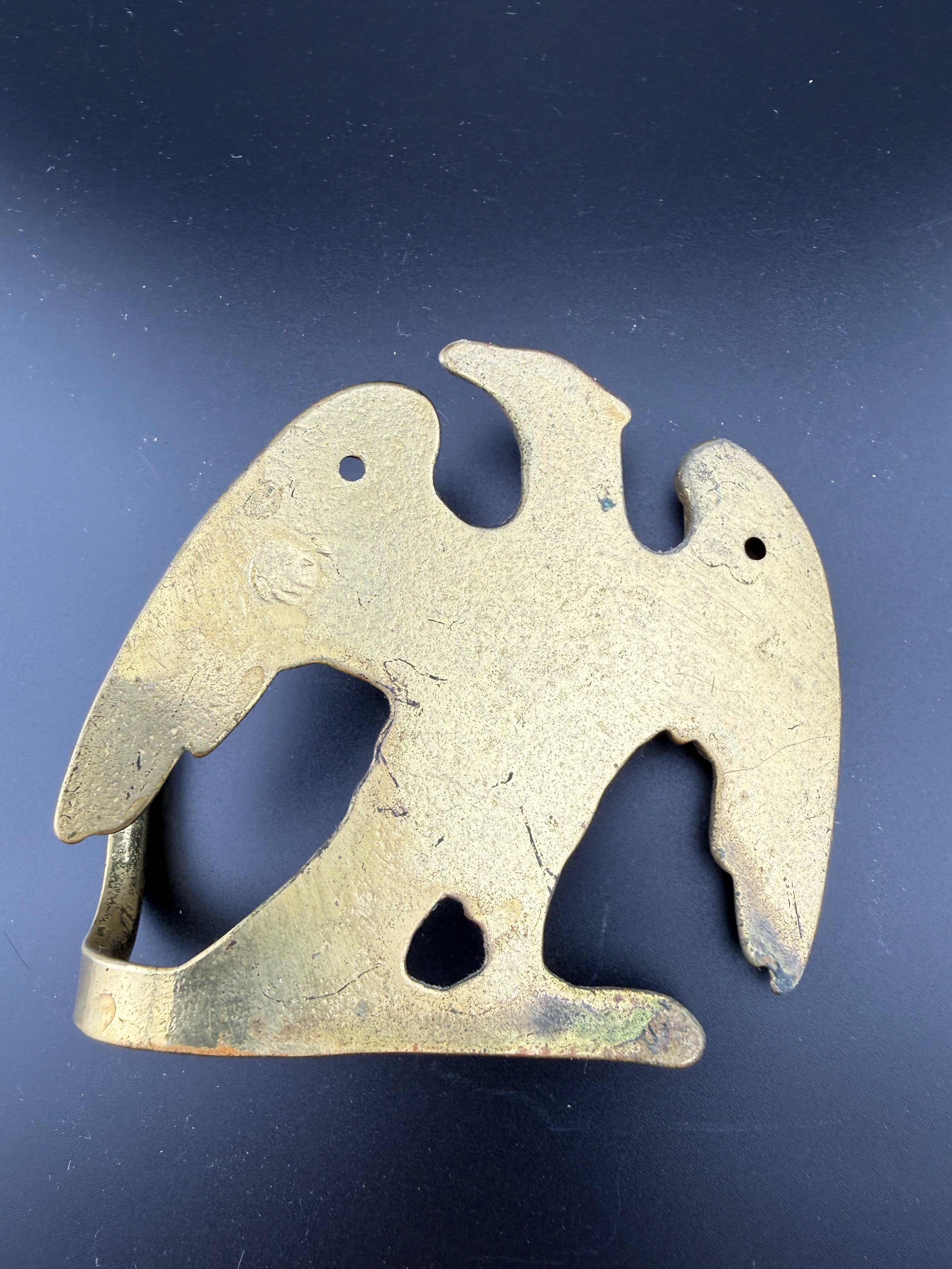 Vintage Brass American Eagle Wall Hook, Patriotic Americana Décor