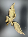 Vintage Brass Eagle Wall Plaque – 1960s Spread Wing