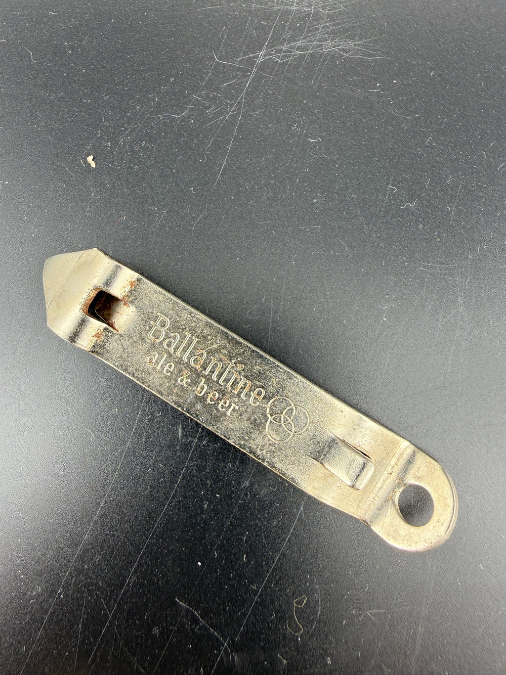 Ballantine Ale & Beer Promotional Church Key Bottle & Can Opener — 3.5" — Breweriana