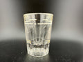 Anchor Hocking Etched Shot Glass — 2.75" — Block Base with Art Deco Etched Band