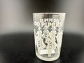 100 Pipers Scotch Whisky Promotional Rocks Glass — 2.5" — Bagpiper Scene Tumbler