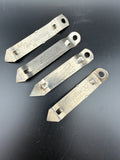 Set of 4 Vintage Brewery Promotional Church Key Openers — 3.5" — Pabst, Schaefer, Knickerbocker, Ballantine