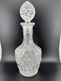 Heavy Cut Crystal Spirits Decanter with Globe Stopper — 12.5"