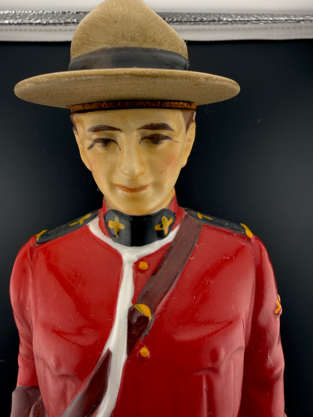 Canadian Mist RCMP Figurine Decanter — Barton Porcelain Limited Edition, 14.5"
