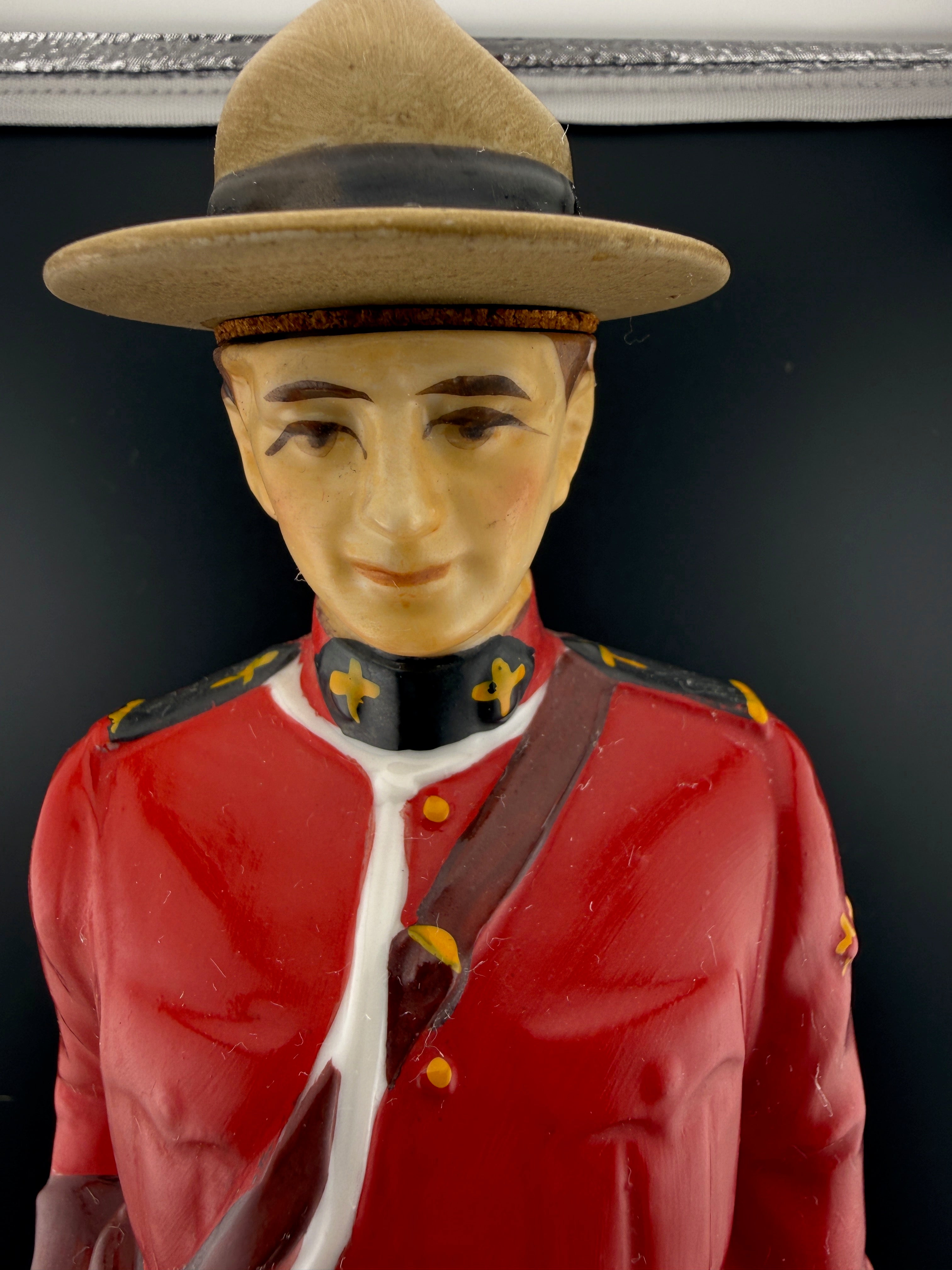 Canadian Mist RCMP Figurine Decanter — Barton Porcelain Limited Edition, 14.5"
