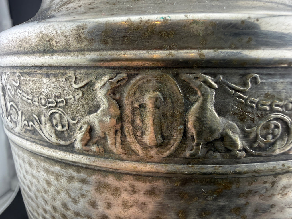 Antique Silver Plate Water Pitcher – Silver Craft 64oz, 9" Tall