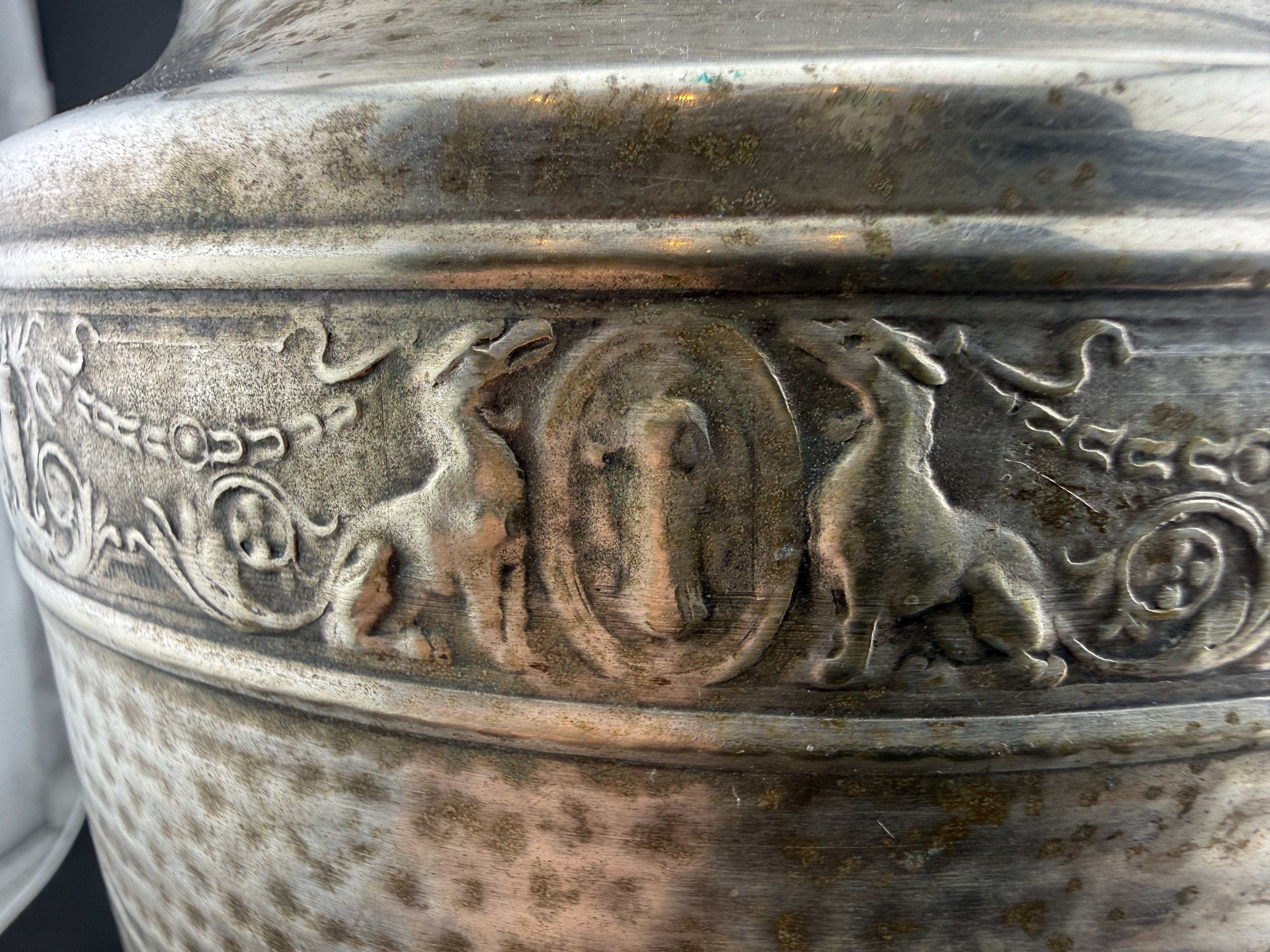 Antique Silver Plate Water Pitcher – Silver Craft 64oz, 9" Tall