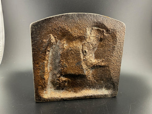 "The Angelus" Cast Iron Bookend / Doorstop — After Millet