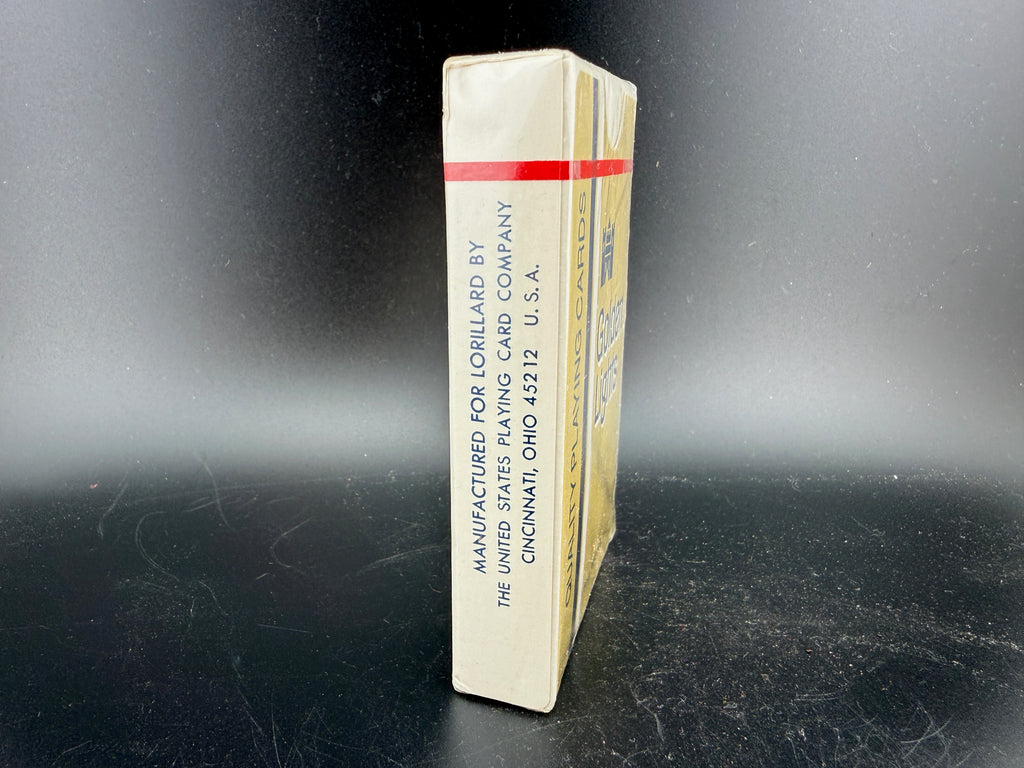 Golden Lights Cigarette Brand Playing Cards — Lorillard, Sealed in Plastic