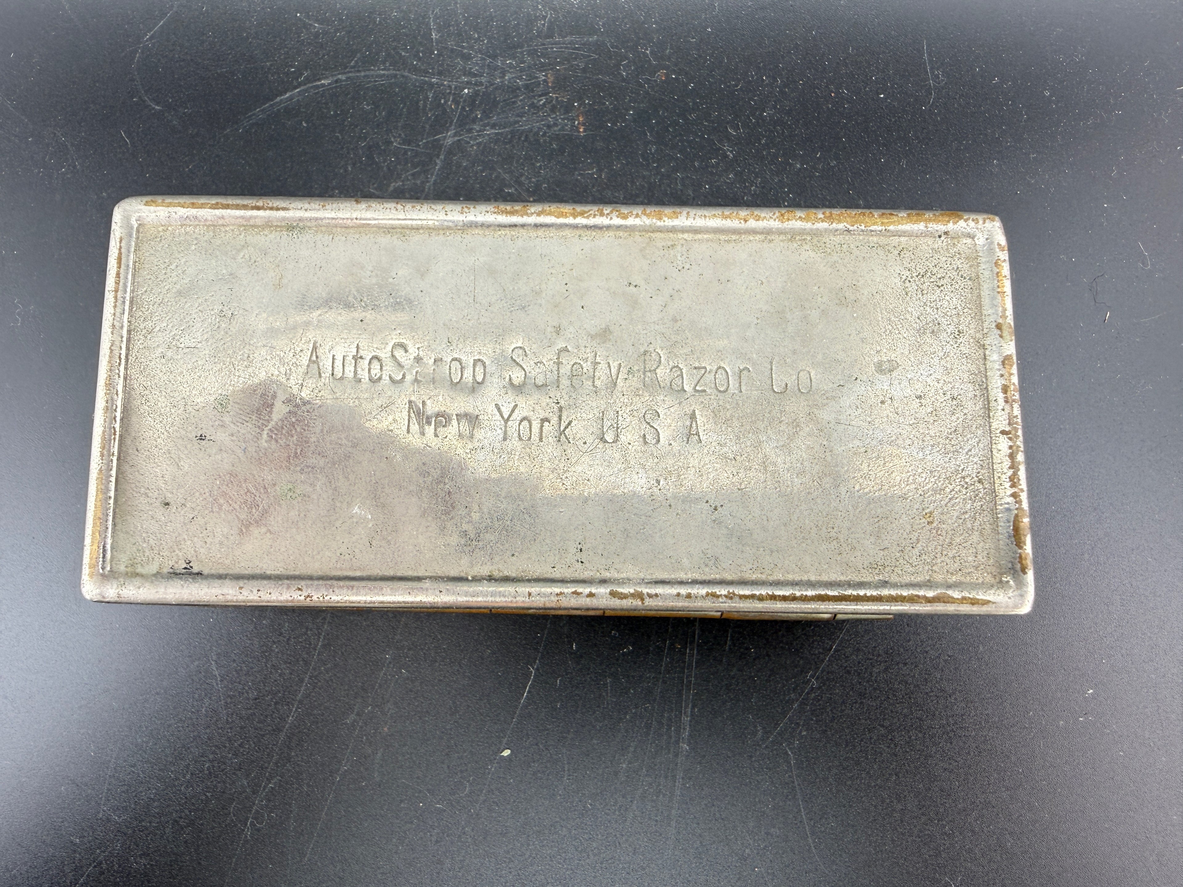 AutoStrop Safety Razor Co. Nickel-Plated Case — New York, USA