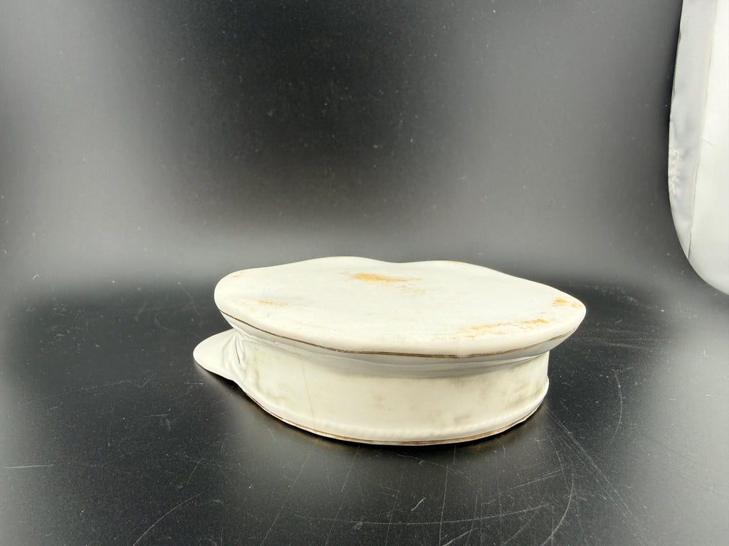 Antique German Souvenir Porcelain Ashtray — Bismarckplatz Meerane, Andenken, c.1900